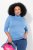 Ulla Popken Basic Long Sleeve Slim Fit Turtleneck Light Cornflower - Sviitrid ja dressipluusid - Mugavad dressipluusid ja kudumid