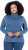 Ulla Popken Basic Long Sleeve Slim Fit Turtleneck Ink Blue - Sviitrid ja dressipluusid - 