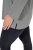 Ulla Popken Back To Basics V-Neck Relaxed Fit Cotton Tee Light Grey Melange - T-särgid - Naiste T-särgid