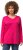 Ulla Popken Back To Basics V-Neck Relaxed Fit Cotton Tee Magenta Pink - T-särgid - 