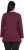 Ulla Popken Back To Basics V-Neck Relaxed Fit Cotton Tee Dark Berry - T-särgid - 