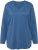 Ulla Popken Back To Basics V-Neck Relaxed Fit Cotton Tee Denim Blue - T-särgid - 