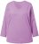 Ulla Popken Back To Basics V-Neck Relaxed Fit Cotton Tee Lavender - T-särgid - 