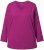 Ulla Popken Back To Basics V-Neck Relaxed Fit Cotton Tee Berry - T-särgid - 