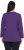 Ulla Popken Back To Basics V-Neck Relaxed Fit Cotton Tee Deep Violet - T-särgid - 
