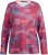 Ulla Popken Graphic Print Recycled Polyester Quick Dry Stretch Top Salsa Red - Trükitud/pildiga T-särgid naistele - 