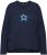 Ulla Popken Star Long Sleeve Graphic Tee Navy Blue - Trükitud/pildiga T-särgid naistele - 