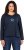 Ulla Popken Star Long Sleeve Graphic Tee Navy Blue - Trükitud/pildiga T-särgid naistele - 