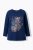 Ulla Popken Inverted Seam Long Sleeve Graphic Tee Ink Blue - T-särgid - 