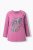 Ulla Popken Inverted Seam Long Sleeve Graphic Tee Dark Rose - Trükitud/pildiga T-särgid naistele - 
