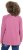 Ulla Popken Inverted Seam Long Sleeve Graphic Tee Dark Rose - Trükitud/pildiga T-särgid naistele - 