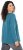 Ulla Popken Dream Rhinestone Lettering Long Sleeve Tee Teal - Trükitud/pildiga T-särgid naistele - 