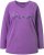 Ulla Popken Dream Rhinestone Lettering Long Sleeve Tee Light Plum - Trükitud/pildiga T-särgid naistele - 