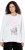Ulla Popken Motivational Graphic Long Sleeve Tee Off-White - Trükitud/pildiga T-särgid naistele - 