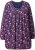 Ulla Popken Pleated Long Sleeve Floral Knit Tunic Ink Blue - Trükitud/pildiga T-särgid naistele - 