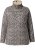Ulla Popken Leopard Print Long Sleeve Ski Tee Black - Trükitud/pildiga T-särgid naistele - 