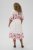 Kaffe Curve Rosa Midi Dress White Rose Border Flower - Kleidid - 