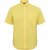 North Latitude Shirt Linen Cotton Short Sleeve Yellow - Särgid - Meeste suured särgid 2XL – 8XL