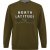 North Latitude Sweatshirt Army Green - Sviitrid ja dressipluusid - Meeste suured kapuutsiga jakid suurustes 2XL – 14XL