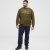 North Latitude Sweatshirt Army Green - Sviitrid ja dressipluusid - Meeste suured kapuutsiga jakid suurustes 2XL – 14XL