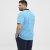 North Latitude Polo Pique Printed Turquoise - Polosärgid - Meeste suured polosärgid 2XL – 8XL
