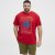 North Latitude T-Shirt Printed Short Sleeve Red - T-särgid - Suured T-särgid 2XL – 14XL