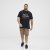 North Latitude Polo Pique Short Sleeve Black - Polosärgid - Meeste suured polosärgid 2XL – 8XL