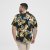 North Latitude Shirt Short Sleeve Printed Allover Black - Särgid - Meeste suured särgid 2XL – 8XL