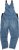 JP1880 Dungarees Denim Adjustable Straps Blue - Teksad ja püksid - Meeste suured teksad W40 – W70