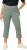 Ulla Popken Stretch Basic Bengaline Capri Pants Light Moss Green - Teksad & Püksid Suuremates Suurustes – Plus Size - 