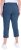 Ulla Popken Stretch Basic Bengaline Capri Pants Denim Blue - Teksad & Püksid Suuremates Suurustes – Plus Size - 