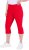 Ulla Popken Bengaline Elastic Waist Stretch Capri Pants Red - Teksad & Püksid Suuremates Suurustes – Plus Size - 
