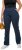 Ulla Popken Straight Leg Elastic Waist Mandy Fit Stretch Jeans Denim Blue - Teksad & Püksid Suuremates Suurustes – Plus Size - 