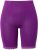 Ulla Popken Lace Hem Stretch Viscose Knit Bicycle Length Lounge Shorts Purple - Teksad & Püksid Suuremates Suurustes – Plus Size - 