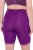 Ulla Popken Lace Hem Stretch Viscose Knit Bicycle Length Lounge Shorts Purple - Teksad & Püksid Suuremates Suurustes – Plus Size - 