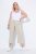 Ulla Popken Cool Linen Elastic Waist Capri Pants Brown - Teksad & Püksid Suuremates Suurustes – Plus Size - 