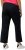Ulla Popken Wide Leg Ruby Fit Stretch Chino Pants Dark Teal - Teksad & Püksid Suuremates Suurustes – Plus Size - 