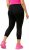 Ulla Popken Quick Dry Sport Crop Leggings Black - Teksad & Püksid Suuremates Suurustes – Plus Size - 