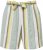 Ulla Popken Striped Wide Leg Elastic Waistband Shorts White - Teksad & Püksid Suuremates Suurustes – Plus Size - 