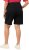 Ulla Popken Basic Denim Mandy Bermuda Shorts Black - Teksad & Püksid Suuremates Suurustes – Plus Size - 
