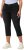 Ulla Popken Cropped Stretch Blend Mony Jeans Black - Teksad & Püksid Suuremates Suurustes – Plus Size - 