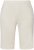 Ulla Popken Frayed Hemline Elastic Waistband Bermuda Shorts White - Teksad & Püksid Suuremates Suurustes – Plus Size - 
