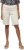 Ulla Popken Frayed Hemline Elastic Waistband Bermuda Shorts White - Teksad & Püksid Suuremates Suurustes – Plus Size - 