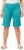 Ulla Popken Frayed Hemline Elastic Waistband Bermuda Shorts Bright Turquoise - Teksad & Püksid Suuremates Suurustes – Plus Size - 