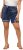 Ulla Popken Paisley Pull On Shorts Blue - Teksad & Püksid Suuremates Suurustes – Plus Size - 