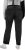 Ulla Popken Side Stripe Stretch Fit Boyfriend Jeans Black - Teksad & Püksid Suuremates Suurustes – Plus Size - 