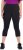 Ulla Popken Cropped High Waisted Leggings Black - Teksad & Püksid Suuremates Suurustes – Plus Size - 