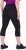 Ulla Popken Cropped High Waisted Leggings Black - Teksad & Püksid Suuremates Suurustes – Plus Size - 