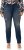 Ulla Popken Sammy Destroy 5 Pocket Jeans Blue Denim - Teksad & Püksid Suuremates Suurustes – Plus Size - 