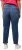 Ulla Popken Rhinestone Detail Stretch Fit Skinny Jeans Blue Denim - Teksad & Püksid Suuremates Suurustes – Plus Size - 